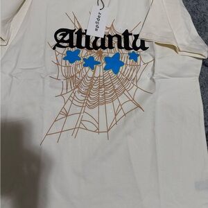 Sp5der Cream Graphic Tee